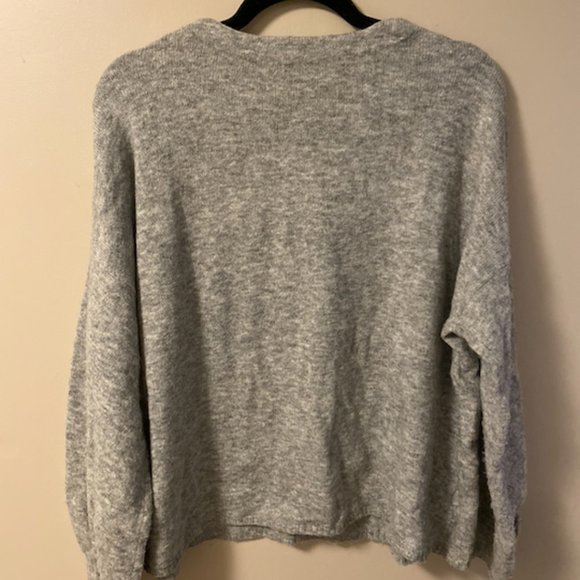 Gentle Fawn Gray Sinched Sweater - Picture 5 of 6